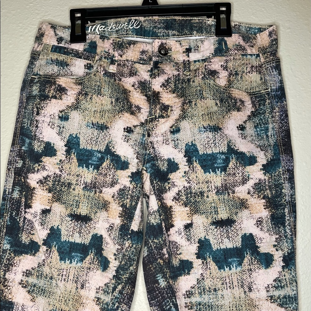 Women’s Madewell Printed Skinny Skinny Ankle Jeans - Size 26